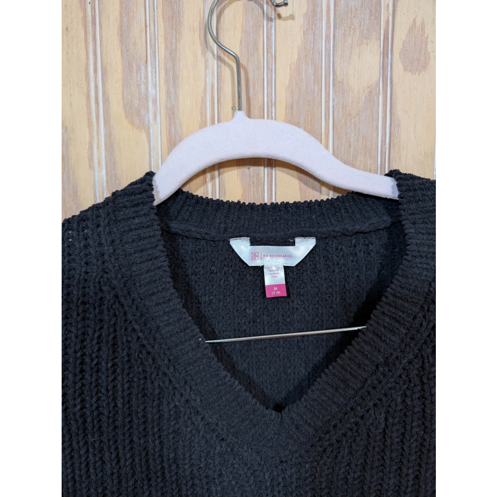 Women's No Boundaries Sweater, M, Black - Picture 2 of 8